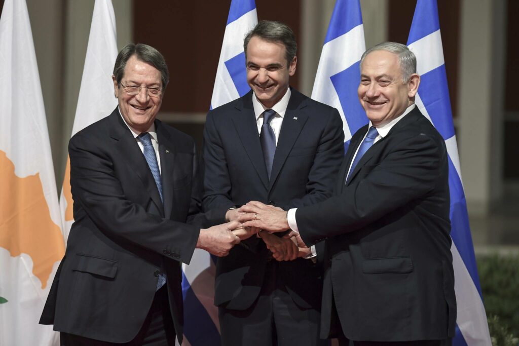 شراكة إسرائيل مع اليونان وقبرص